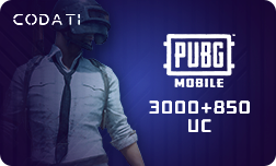 PUBG ($49.99) - 3000+850 UC