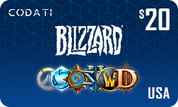 Blizzard Entertainment $50 Blizzard USA Gift Card - Battle.net Digital Code